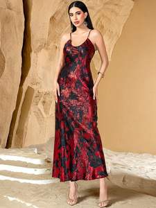 Emirat <span class=keywords><strong>Arabe</strong></span> Moyen-Orient Classique 2 Pièces Ensemble Robe Maxi Diamants Faits à la Main - Product Image 2