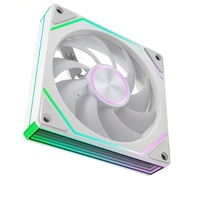 Ventilateurs de boîtier ARGB blancs de 120 mm en gros pour refroidisseur de processeur, ventilateurs de refroidissement PC colorés ARGB pour boîtier de PC de jeu