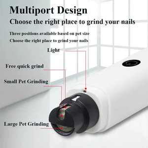 Lima de Uñas Eléctrica Silenciosa para Mascotas - Pulidora y Cortauñas Suave para Cachorros y Gatitos - Product Image 3