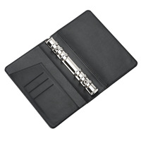 Cuaderno de viaje personalizado DIY de lona y cuero con hojas sueltas, cuaderno de notas, portafolio de sublimación, carpeta de anillas de 6 anillos