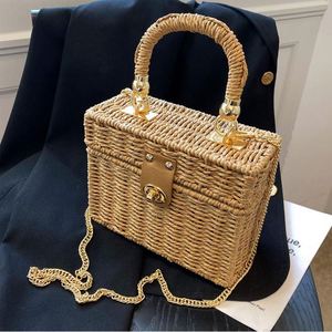 Bolsos de Compras <span class=keywords><strong>Grandes</strong></span> de Verano de Alta Calidad Tejidos de Paja, Bolsos de Mano Hechos a Mano para Mujer, Bolsos de <span class=keywords><strong>Playa</strong></span> de Paja - Product Image 5