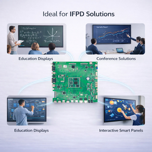EM3576 Rockchip RK3576 Android 14 Conference Motherboard 6TOPS 4K VBO DP VGA Embedded Mainboard for AI Whiteboard RK3576 Confere - Product Image 3