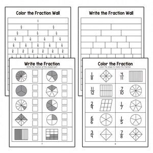 Cahier d'activités de mathématiques pour les élèves de 3e, 4e et 5e années : Améliorez vos connaissances sur les fractions et la division - Product Image 1