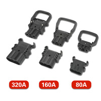 Connecteur de batterie pour chariot élévateur Rema 320A, contact en cuivre, 150V, prise de charge avec protection IP23 pour chariot élévateur électrique