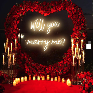 Pas de quantité minimale de commande acrylique enseigne au néon livraison rapide conception gratuite Logo personnalisé lumière LED enseigne au néon pour chambre anniversaire fête de mariage décoration - Product Image 6