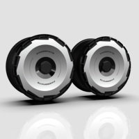 JE 18-21 pouces enjoliveurs de roue ABS Aerodisc pour véhicules Tesla 3 Y S X, neufs, chromés noirs, protection de moyeu décorative