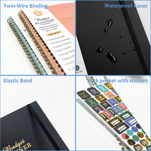 Tùy chỉnh Ngân Sách Tạp Chí Cuốn sách với dán dây cuộn xoắn ốc máy tính xách tay 16k kế hoạch kế toán kế hoạch tài chính - Product Image 3