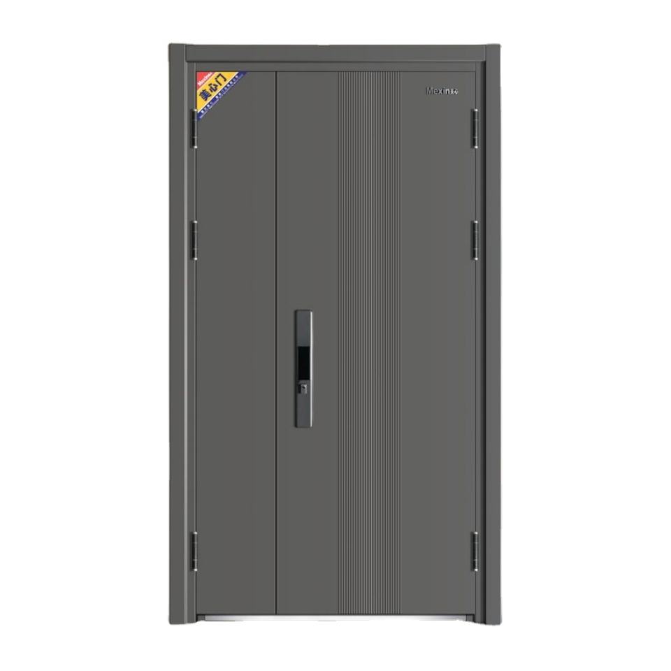 Modern Steel Security Door Anti-Theft Fire Rated Finished Outdoor ...