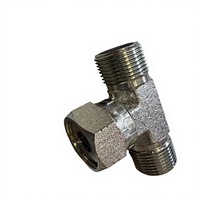 Connecteur de tuyau hydraulique droit forgé en acier au carbone et en acier inoxydable de qualité stable