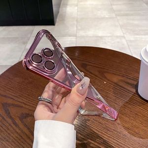 เคสโทรศัพท์ Ylitom Luxury TPU กันกระแทก นุ่ม ชุบเคลือบเงา ป้องกันเลนส์เต็มรูปแบบ พร้อมวงแหวนแม่เหล็ก สำหรับรุ่น 11-17 Pro Max - Product Image 4