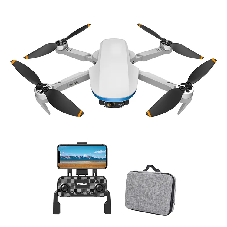 S6S GPS Drone 4K Camera 5G Wifi FPV Mini Drone Quadcopter Brushless Motor Dual Camera dron kit for Kids Beginner