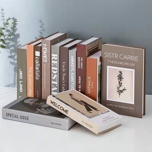 OEM thực bìa cứng trang trí sách Cà Phê Bảng xếp chồng lên nhau sách trang trí - Product Image 6