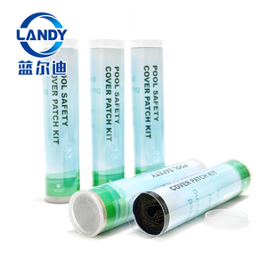 Kit de réparation de couverture de <span class=keywords><strong>piscine</strong></span> LANDY - Patchs en maille de polypropylène de 1 mm d'épaisseur, imperméables et faciles à installer, résistants à l'usure - Product Image 1