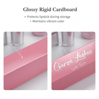 Boîte d'emballage de luxe pour rouge à lèvres, gloss et crème pour les yeux avec pelliculage mat et design élégant pour le rangement et la présentation