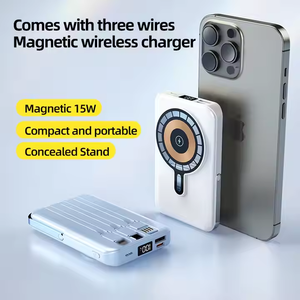 Mới nhỏ cầm tay ngân hàng điện 10000mAh sạc nhanh từ ngân hàng điện 15 Wát sạc không dây ngân hàng điện với CE <span class=keywords><strong>FC</strong></span> RoHS - Product Image 3