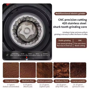 Moulin à <span class=keywords><strong>café</strong></span> électrique à commande tactile professionnel <span class=keywords><strong>en</strong></span> acier inoxydable pour nouvelle maison - Product Image 5