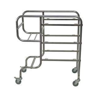 Buffet en acier inoxydable à trois roues, plastique, pour Restaurant, hôtel, Collection <span class=keywords><strong>de</strong></span> plats, nettoyage des aliments, <span class=keywords><strong>chariot</strong></span> <span class=keywords><strong>de</strong></span> nettoyage - Product Image 3