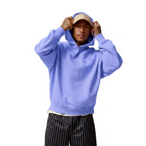 Sudadera con Capucha para Hombre, Tejida en Algodón 100%, Estilo Urbano, con Estampado Sólido, Talla XS - Product Image 4