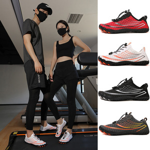 Chaussures de randonnée unisexes, tige synthétique, doublure en mesh, semelle extérieure en caoutchouc, antidérapantes, respirantes, séchage rapide, légères, toutes saisons, pour l'extérieur - Product Image 1