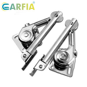 Soporte de Tapa de Aleación de Zinc <span class=keywords><strong>Garfia</strong></span> con Cierre Suave para Cocina, Taller, Caja de Juguetes y Puertas Abatibles con Apertura Superior, Fácil de Instalar - Product Image 3