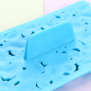 قالب نقش كووي للكيك والفوندان، أداة بتصميم قلب ووردة وماس، قالب طباعة بنمط شبكي ونقش فني شعبي - Product Image 4