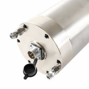 Moteur de broche de fraisage refroidi par eau HQD 7,5 kW ER32 125 mm pour la découpe et la gravure du bois et de la pierre GDK125-12-24Z/7.5 - Product Image 5