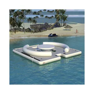 Small Inflatable Platform Dock Floating Pontoon Floating Platform Leisure Platform Water Dock