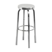 Tabouret de bar de style industriel de luxe chaises de comptoir en acier inoxydable salle à manger meubles de salon pour la fête Club île Pub extérieur