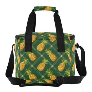 Funny Pineapple Design Customs Cooler Bag Lunch Tote Bag with Shoulder Strap for Adult Kid Cooling Bag for Food - Product Image 2