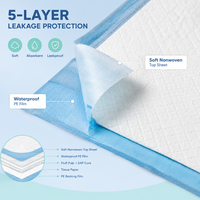 Tapis d'entraînement jetables personnalisés pour animaux de compagnie, haute absorption, tapis absorbants pour chien, anti-fuites, séchage rapide, fourniture d'usine OEM ODM