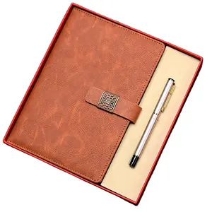 Custom Company Corporate Promotional, Gift Items Set Eco Friendly Cork Notebook Set Business Stationary Set/
