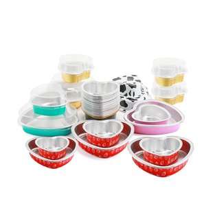 Vaso Redondo Desechable de Aluminio para Horno y Comida para Llevar, Apto para Microondas, Ecológico, de Grado Alimenticio, con Tapa de PET - Product Image 5