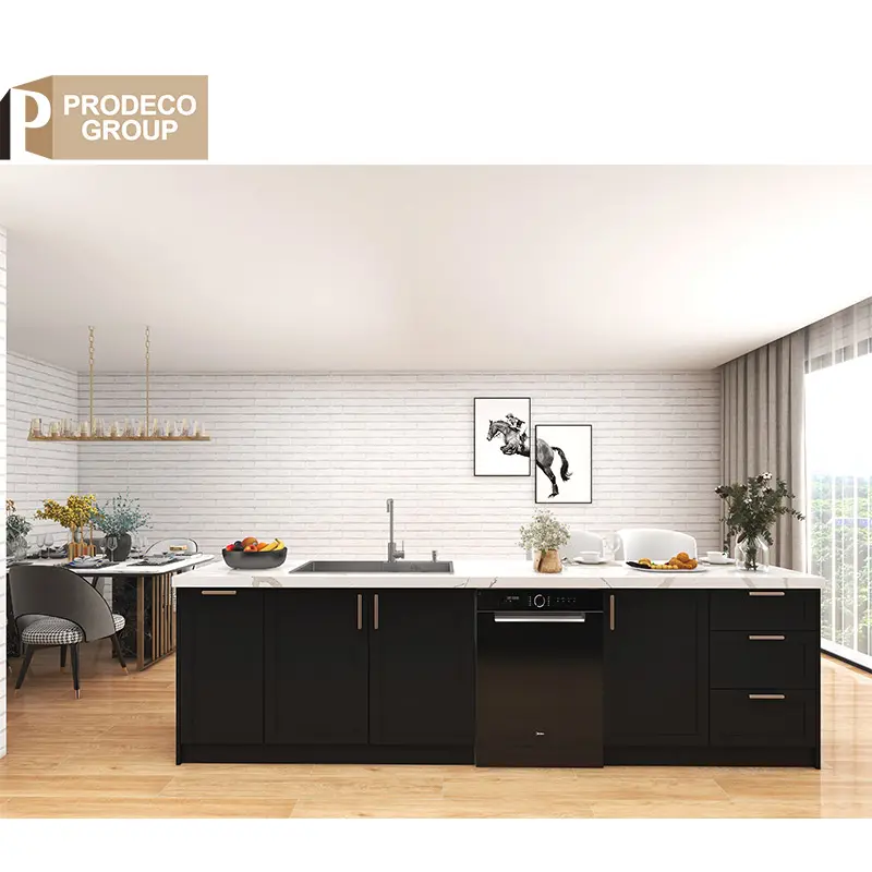 Prodeco منظم وحدة الطعام الفاخرة ضمن مجموعة من خزانات المطبخ الحديثة القابلة للسحب لأستراليا
