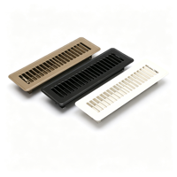 Grille d'aération en fer de haute qualité 2*12, épaisseur 0,6 mm, 0,335 kg, grille de sortie d'air à persiennes réglables