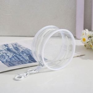 Custom Logo Clear <b>Cute</b> PVC Zipper Pouches for Cosmetic Sponges Small Beauty Coin <b>Purse</b> Gift Reusable Design Portable - Product Image 6