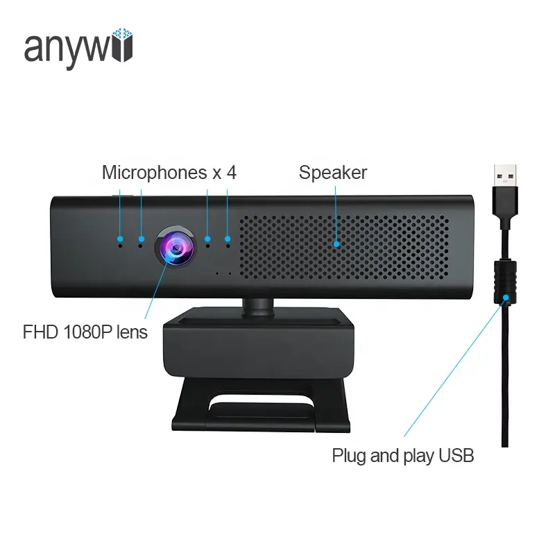 Luckimage android video conference camera Driver free USB Conference Webcam 1080P for Meeting Room