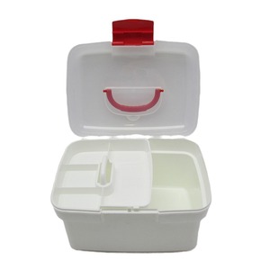 <b>Plastic</b> Medicine <b>Box</b> With Partition Red Cross Design For Home Health Care Storage Organizing Case - Product Image 5
