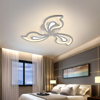 Offre Spéciale Éclairage Intelligent APP Contrôle Acrylique Fleur Luminaires Dimmable Moderne Salon Chambre Maison 252W LED Plafonnier