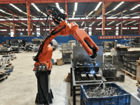 Nouveau bras robotisé industriel articulé à 6 axes QJAR pour soudage, certifié CE, haute performance, 220V, IP54, 3.4KVA, garantie 1 an, boîte de vitesses PLC