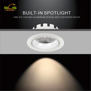 Nhôm hiện đại Vòng đèn trần 7 wát <span class=keywords><strong>LED</strong></span> <span class=keywords><strong>COB</strong></span> đèn downlight để sử dụng nhà trong nhà - Product Image 3