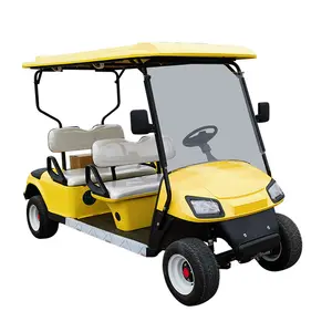 Customized Professional 4+2 Seats Design Electric Supplier Electric Golf Cart Lithium Battery More Discounts Cheaper