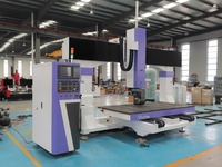 Máquina Router CNC de 5 Ejes para Tallado, Husillo de 5 Ejes de 10.0 kw, Router CNC 1325, Mesa de Vacío de 1300*2500mm para Tallado de Madera