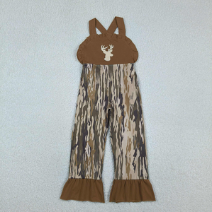Tuta Estiva da Caccia per Ragazze in Stile Western con Ricamo <span class=keywords><strong>di</strong></span> Cervo, 3-16 Anni - Product Image 3