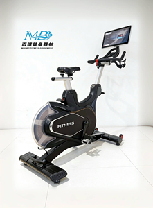 Vélo de spinning professionnel MB-510 en acier avec écran tactile, vélo de cyclisme d'intérieur robuste, vélo à air et elliptique - Product Image 5