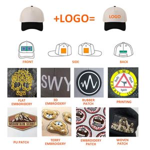 Gorras de Béisbol de Alta Calidad, 100% Algodón, 5 Paneles, Dos Tonos, Estilo Casual Vintage, con Logotipo Personalizado, Unisex - Product Image 4