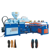 Machine d'injection professionnelle de semelles en caoutchouc Tpr de haute qualité en PVC Tpr d'une couleur