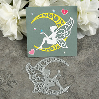 Fairy Wing Fashion Model Metal Dies Cutting per Scrapbooking, Album, Creazione di Biglietti e Artigianato Decorativo - Modello Design Elfo