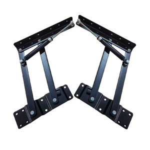 Chengyouhui Conjunto de bisagras elevables para mesa de centro YC-001 YC-002 YC-003 YC-004 YC-005 YC-006 YC-007 Soporte plegable negro - Product Image 4