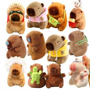 Nuevo Estilo Creativo: Peluche de Capibara Suave para Mochila, Almohada Adorable de Cobaya para Dormir, Regalo Simulado de Nuevo Estilo Suave - Product Image 5