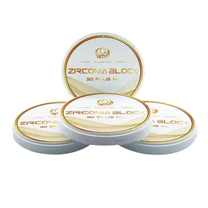 चीन में किए गए सुपर-उच्च शक्ति Zirconia ब्लाकों सबसे अच्छा पाउडर 3D प्रो 42%-57% tranlucency Zirconia दंत डिस्क